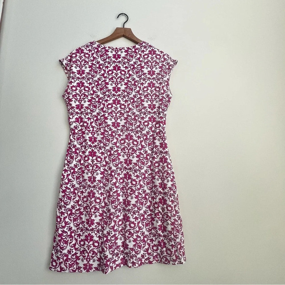 Title Nine Daring Diamalete Dress A-Line Bodycon Stretch Medium Pink floral - Picture 7 of 11